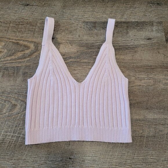 AERIE | Cropped Knit Tank Top | Sz. XS - Picture 2 of 5